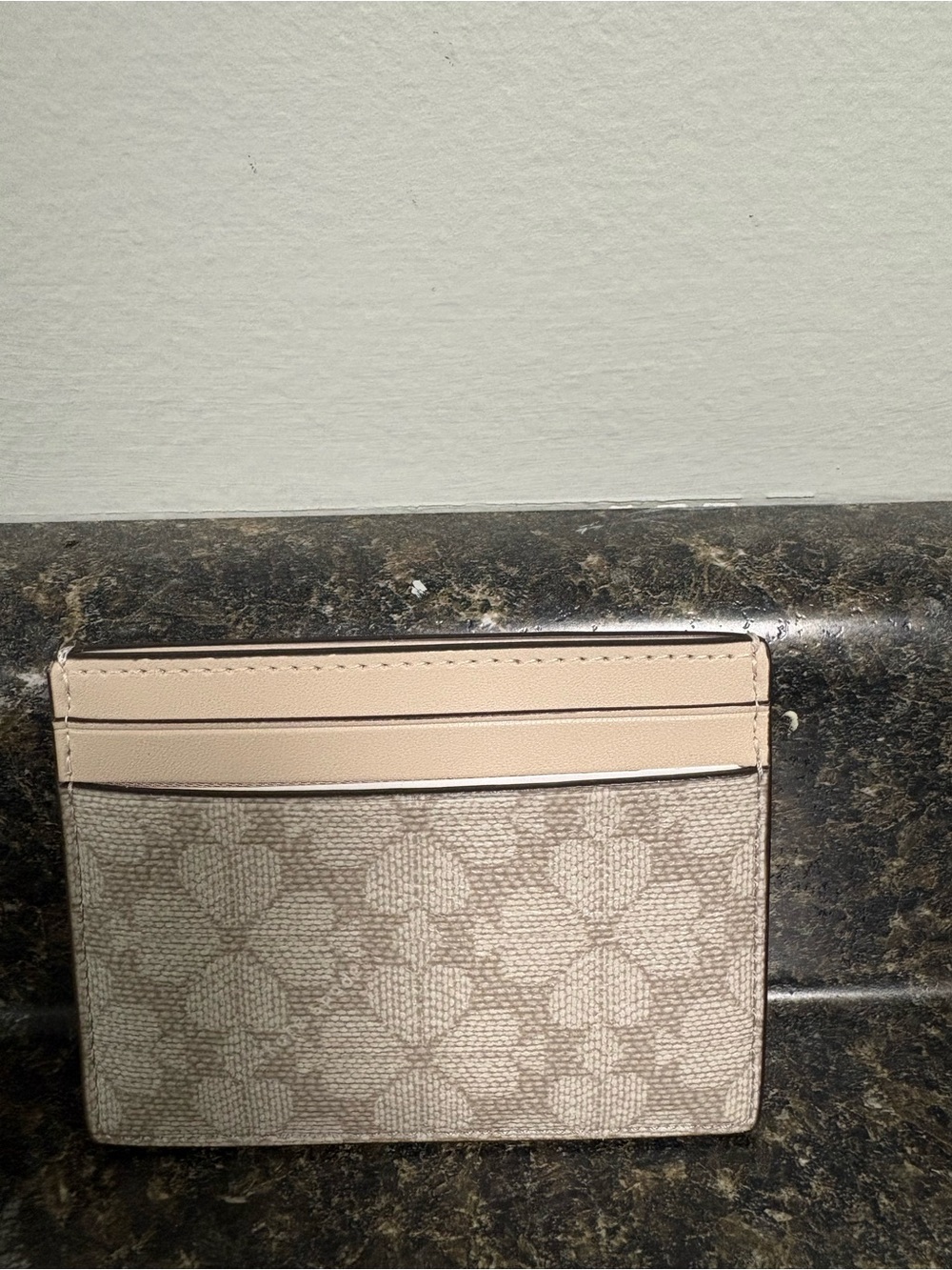 Spade Flower Small Slim Card Holder - Picture 3 of 7